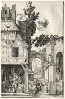 The Nativity, 1504. Albrecht Dürer (German, 1471-1528). Engraving