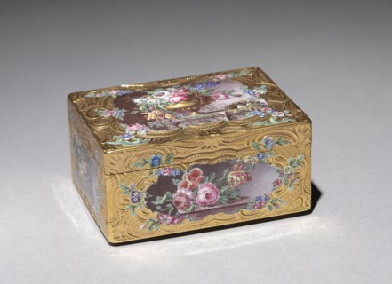 Snuff Box (Tabatière), 1756-1757. Francois Guillaume Tiron (French). Gold and enamel; overall: 3.2