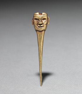 Pin Ornament, c. 500-200 BC. Peru, North Highlands, Chavín de Huantar(?), Chavín style (1000-200