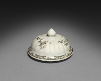 Teapot (lid), c. 1750-1770. China, Chinese Export -- European Market, 18th century. Porcelain;