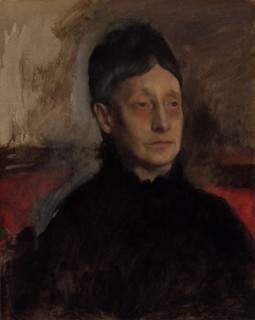 Stefanina Primicile Carafa, Marchioness of Cicerale and Duchess of Montejasi, c. 1875. Edgar Degas
