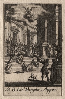 The Martyrdom of the Apostles:  St. James the Less. Jacques Callot (French, 1592-1635). Etching