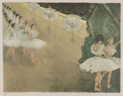 Ballet Dancers. Alexandre Lunois (French, 1863-1916). Lithograph