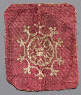 Ornament from a Tunic, Two Fragments Joined as One, 8th century. Syria, 8th century. Compound