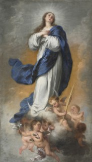 The Immaculate Conception, c. 1680. Bartolomé Esteban Murillo (Spanish, 1617-1682). Oil on canvas;