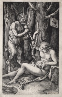 The Satyr Family, 1505. Albrecht Dürer (German, 1471-1528). Engraving