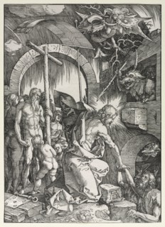 The Large Passion:  Christ Descending into Limbo, 1510. Albrecht Dürer (German, 1471-1528). Woodcut