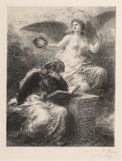 Glory, 1890. Henri Fantin-Latour (French, 1836-1904). Lithograph