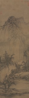 Buddhist Retreat by Stream and Mountains, 960-985. Juran (Chinese, act. 960-985). Hanging scroll,