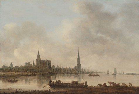 View of Emmerich, 1645. Jan van Goyen (Dutch, 1596-1656). Oil on wood; framed: 105.5 x 136 x 9.5 cm