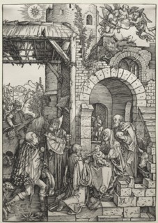 The Life of the Virgin: The Adoration of the Magi, c. 1501-1503. Albrecht Dürer (German, 1471-1528)
