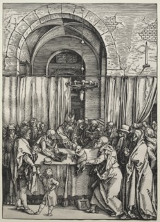 The Life of the Virgin: Joachim's Offering Rejected by the High Priest, c. 1504-1505. Albrecht