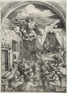 The Life of the Virgin: The Birth of the Virgin, c. 1503-1504. Albrecht Dürer (German, 1471-1528).