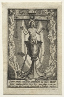 Super omnia reddidit, amabilem.... Hieronymus Wierix (Flemish, 1553-1619). Engraving