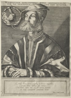 Portrait of Bernard Knipperdolling. Jan Muller (Dutch, 1571-1628), after Heinrich Aldegrever