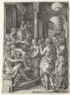 The Story of Susanna: Susanna Accused of Adultery, 1555. Heinrich Aldegrever (German, 1502-1555/61)
