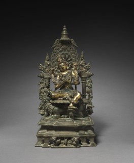 Bodhisattva  Manjushri: Lord of Wisdom, 1000s-1100s. East India, Bengal, Pala period, 11th-12th