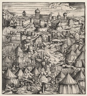 Der Weisskunig: Der Weisskunig (The White King): The Siege of Padua, 1512-1515. Hans Burgkmair