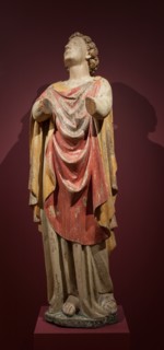 Saint John the Evangelist, c. 1400. Italy, Tuscany, late 14th-early 15th century. Polychromed