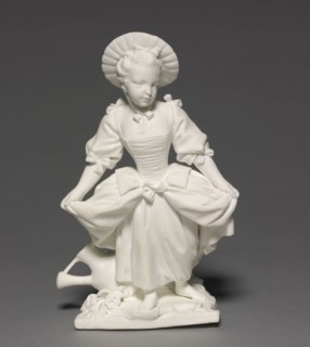 Figure of the Dancer (La Danseuse), 1748-1752. Vincennes Factory (French), Pierre Blondeau