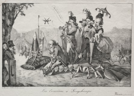 Published in le Miroir on 4 April 1822: The Crayfish of Longchamps, 1822. Eugène Delacroix (French,