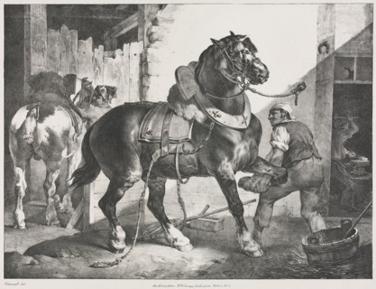 Le Maréchal français. Théodore Géricault (French, 1791-1824). Lithograph