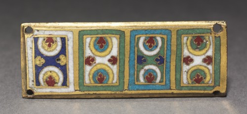 Plaque from a Reliquary Shrine, c. 1170. Germany, Rhine Valley, Cologne, Romanesque period, 12th