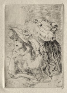Le Chapeau epinglé. Pierre-Auguste Renoir (French, 1841-1919). Etching