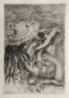 Le Chapeau epinglé, 1894. Pierre-Auguste Renoir (French, 1841-1919). Etching