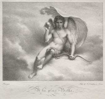 À la plus belle. Antoine Béranger (French, 1785-1867). Lithograph