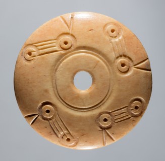 Spindle Whorl, 700s - 900s. Iran, early Islamic period, 8th - 10th century. Bone, incised; overall:
