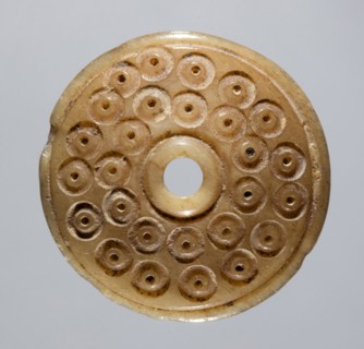 Spindle Whorl, 700s - 900s. Iran, early Islamic period, 8th - 10th century. Bone, incised; overall: