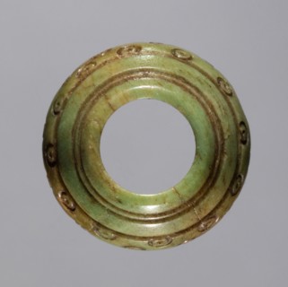 Spindle Whorl, 700s - 900s. Iran, early Islamic period, 8th - 10th century. Bone, incised; overall: