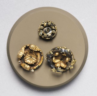 Brooch (Element of Garment Clasp), c. 1400. France, Paris, late 14th-early15th century. Gold, gilt