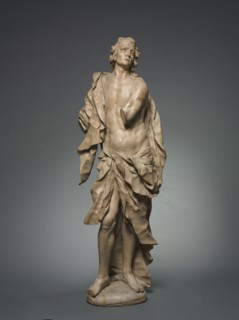 A Saint, c. 1730. Follower of Diego Francesco Carlone (Italian, 1674-1750). Wood; overall: 156.2 x