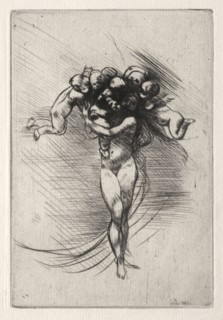Le Printemps, 1883. Auguste Rodin (French, 1840-1917). Drypoint; platemark: 14.7 x 10 cm (5 13/16 x