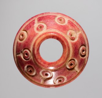 Spindle Whorl, 700s - 900s. Iran, early Islamic period, 8th - 10th century. Bone, incised; overall: