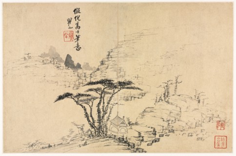 Landscapes in Various Styles after Old Masters, 1690. Mei Qing (Chinese, 1623-1697). Album leaf: