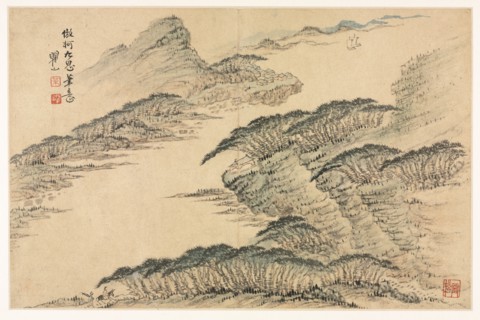 Landscapes in Various Styles after Old Masters, 1690. Mei Qing (Chinese, 1623-1697). Album leaf: