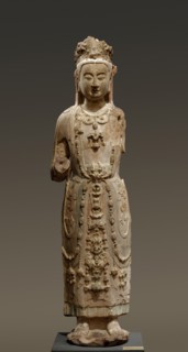 Bodhisattva Guanyin, late 500s-early 600s. China, late Northern Qi (550-577) or early Sui dynasty