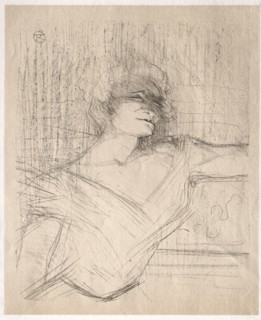Yvette Guilbert:  Dans la glu, 1898. Henri de Toulouse-Lautrec (French, 1864-1901). Lithograph