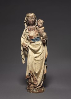 Virgin and Child, c. 1370-1380. Austria, Diocese of Passau, 14th century. Painted lindenwood;