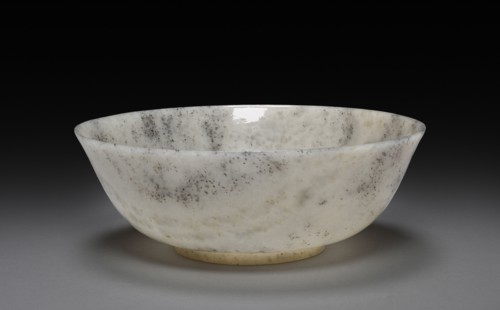 Bowl, 1736-1795. China, Qing dynasty (1644-1912), Qianlong mark and reign (1735-1795). Jade;