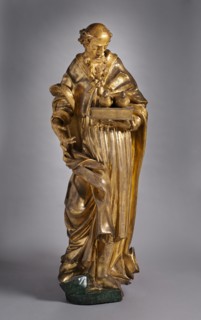 Saint Joachim, c. 1760. Or his circle Joseph Anton Feuchtmayer (German, 1696-1770). Gilded wood;