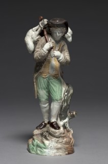 The Lost Sheep, c. 1770. Staffordshire Factory (British), John Voyez (French). Lead glazed