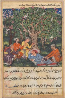 Tales of a Parrot (Tuti-nama): The Twelfth Night: the street cleaner, on his way to meet King