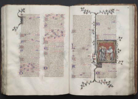The Gotha Missal:  Fol. 108r, The Presentation in the Temple, c. 1375. And workshop Master of the
