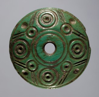 Spindle Whorl, 700s - 900s. Iran, early Islamic period, 8th - 10th century. Bone, incised; overall:
