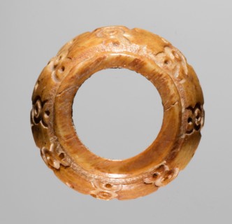 Spindle Whorl, 700s - 900s. Iran, early Islamic period, 8th - 10th century. Bone, incised; overall: