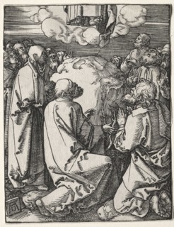 The Small Passion:  The Ascension, 1509-1511. Albrecht Dürer (German, 1471-1528). Woodcut